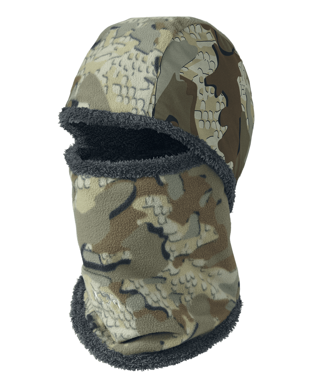 Front of KUIU Proximity Balaclava in Valo Camouflage