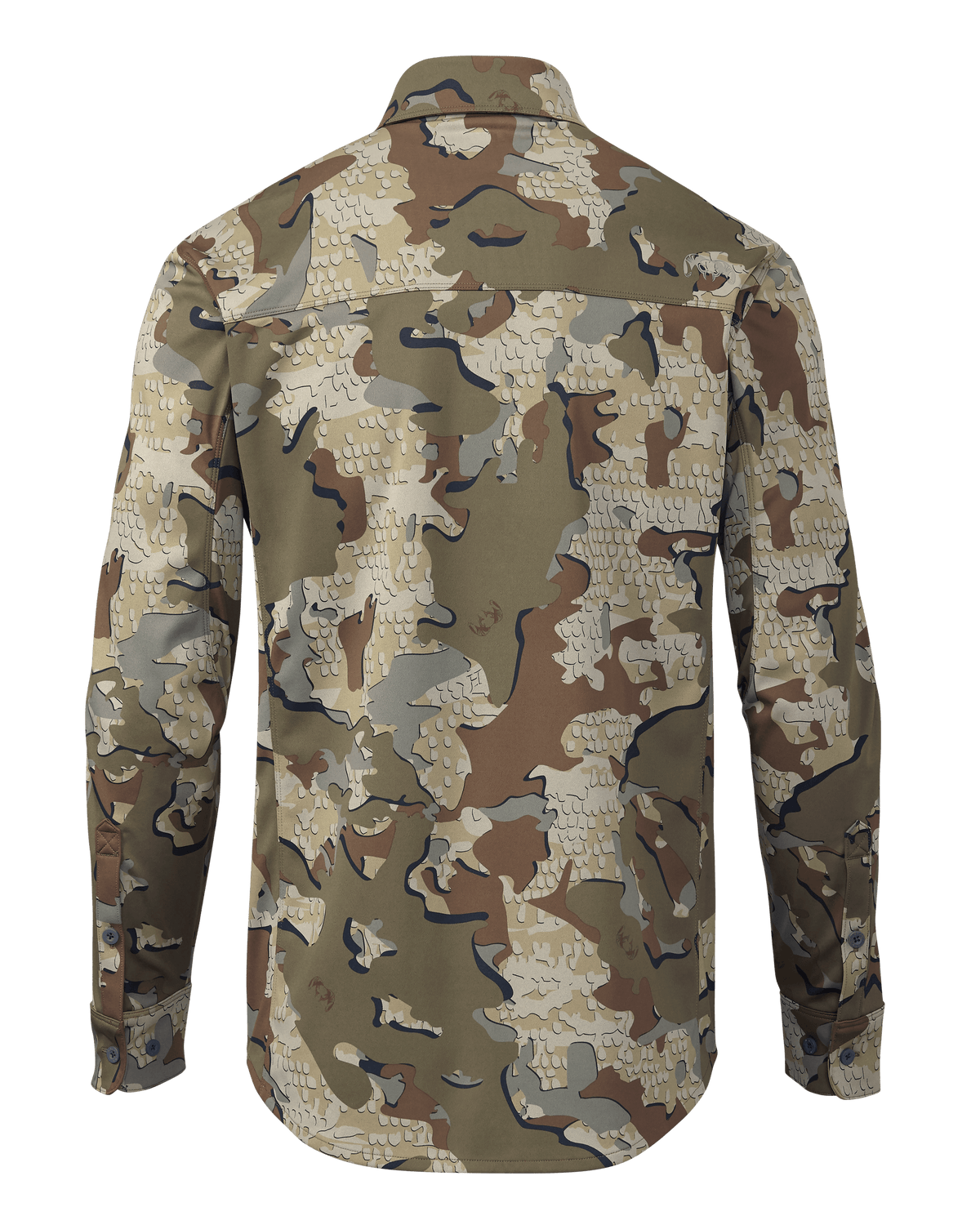 Back of Encounter LT Shirt in Valo Camouflage