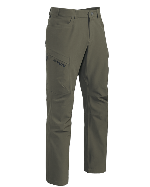 Front of Attack Pant in Ash Brown