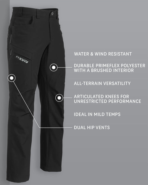 Attack Pant in Black Detail Callout