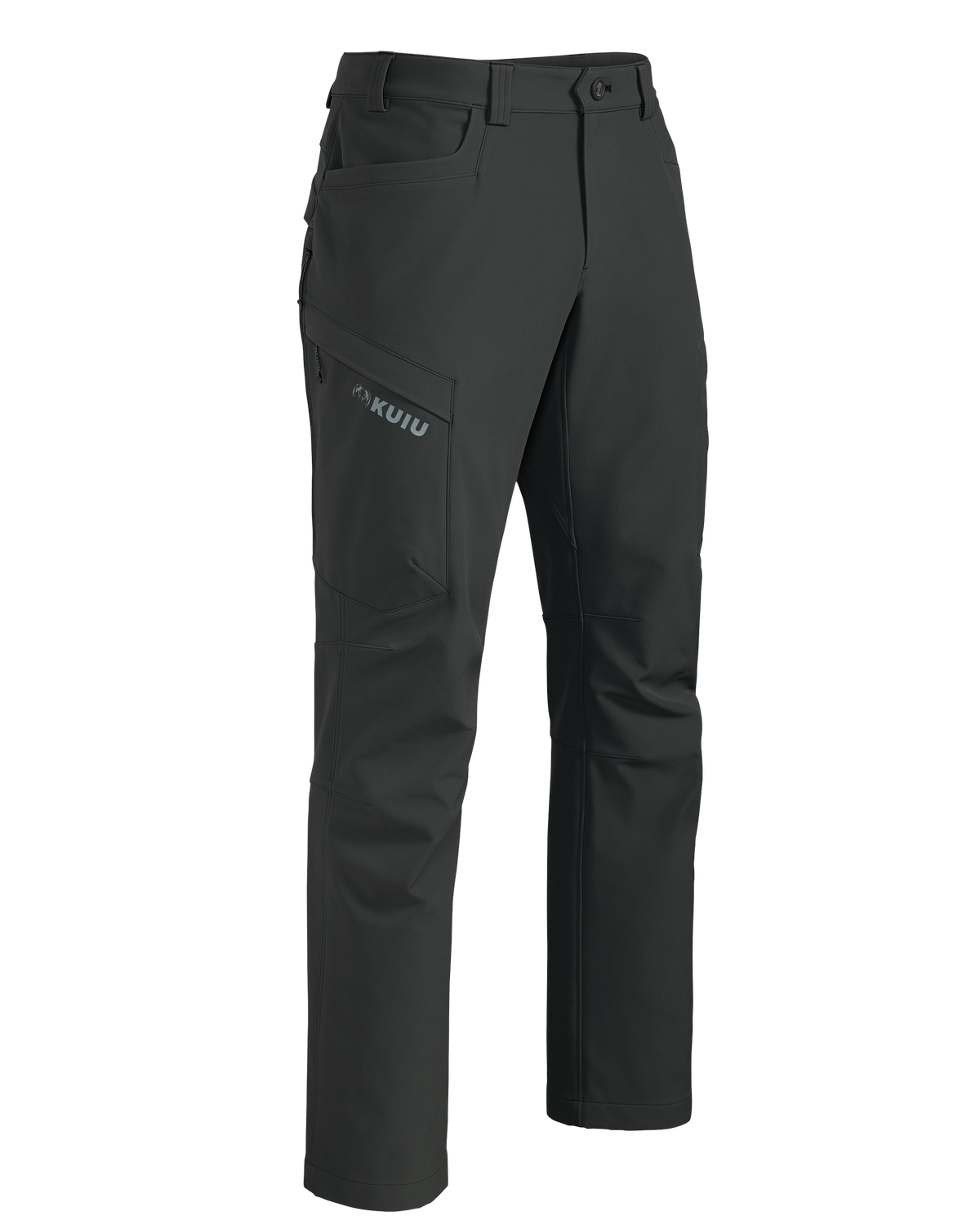 Front of Attack Pant in Dark Gunmetal Grey