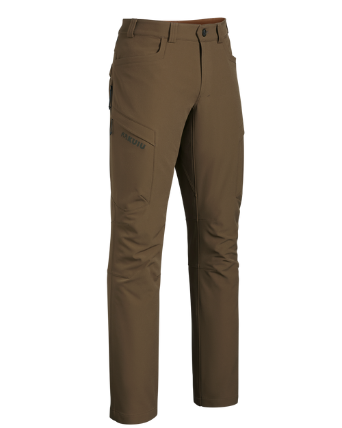Front of Attack Pant in Grizzly Brown