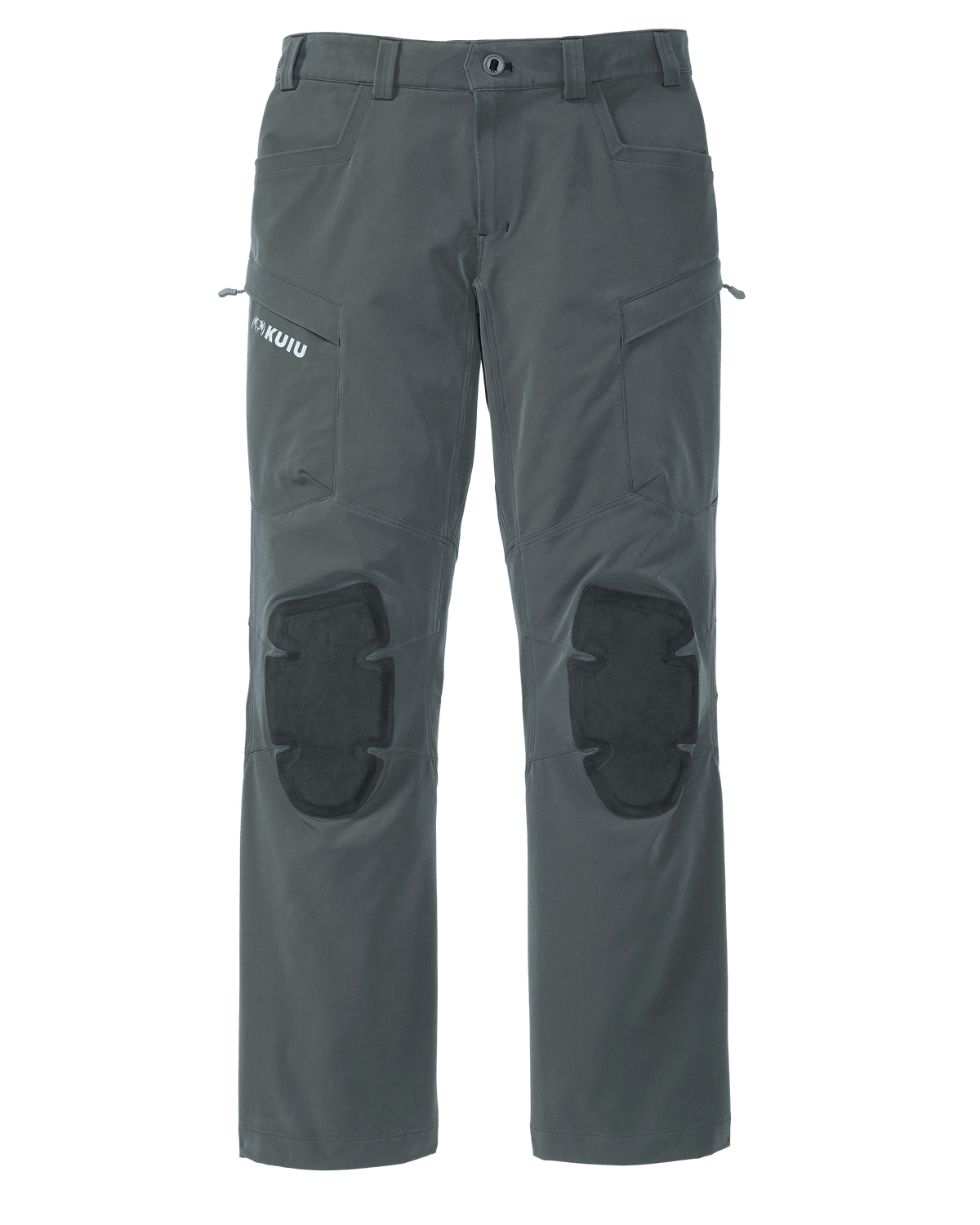 Front of Pro Pant in Gunmetal Grey