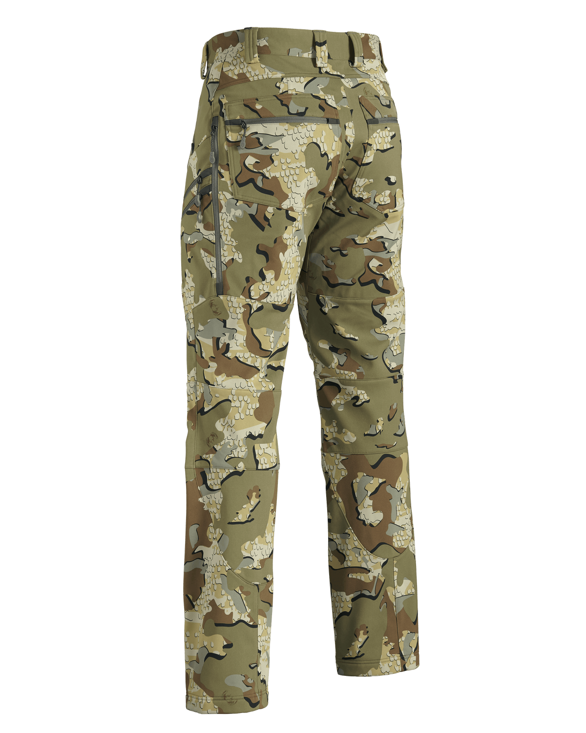 Back of Axis Hybrid Pant in Valo Camouflage