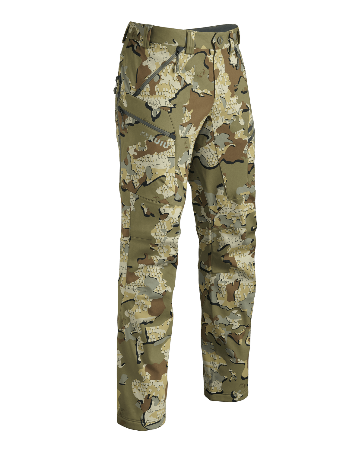 Front of Axis Hybrid Pant in Valo Camouflage