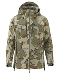 Front of KUIU Kutana Gale Force Hooded Jacket in Valo Camouflage