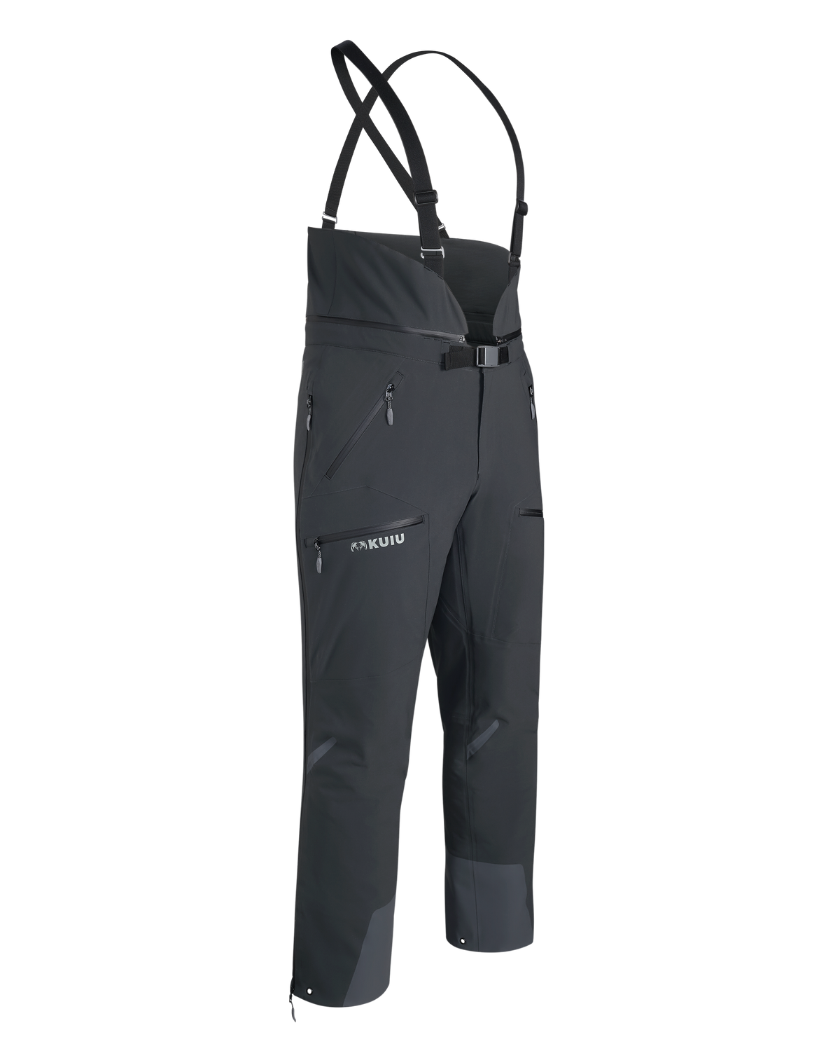 Front of Kutana Gale Force Pant in Gunmetal Grey
