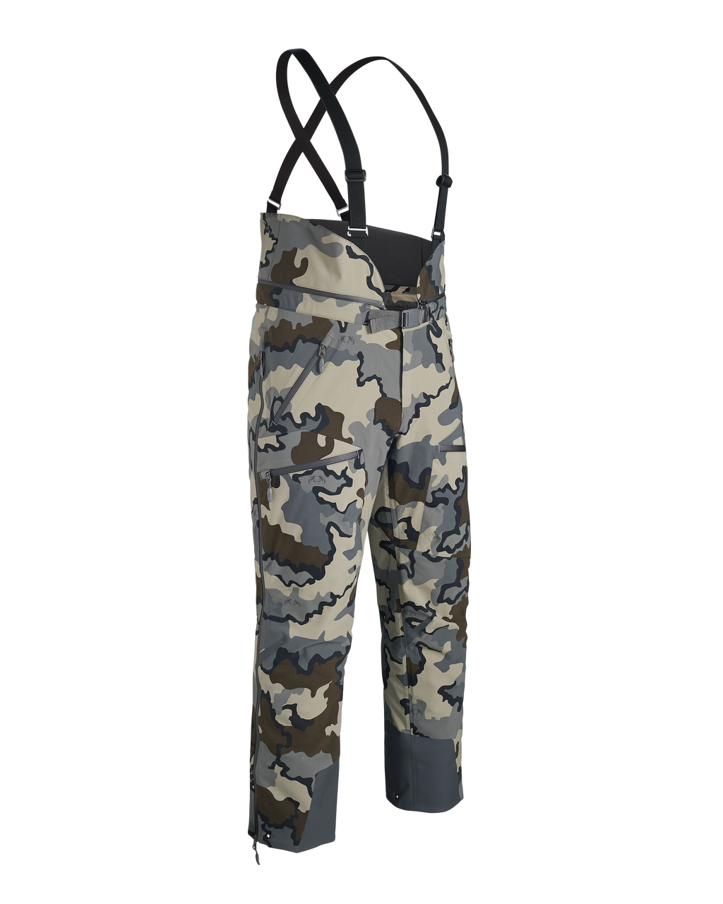 Front of Kutana Gale Force Pant in Vias Camouflage