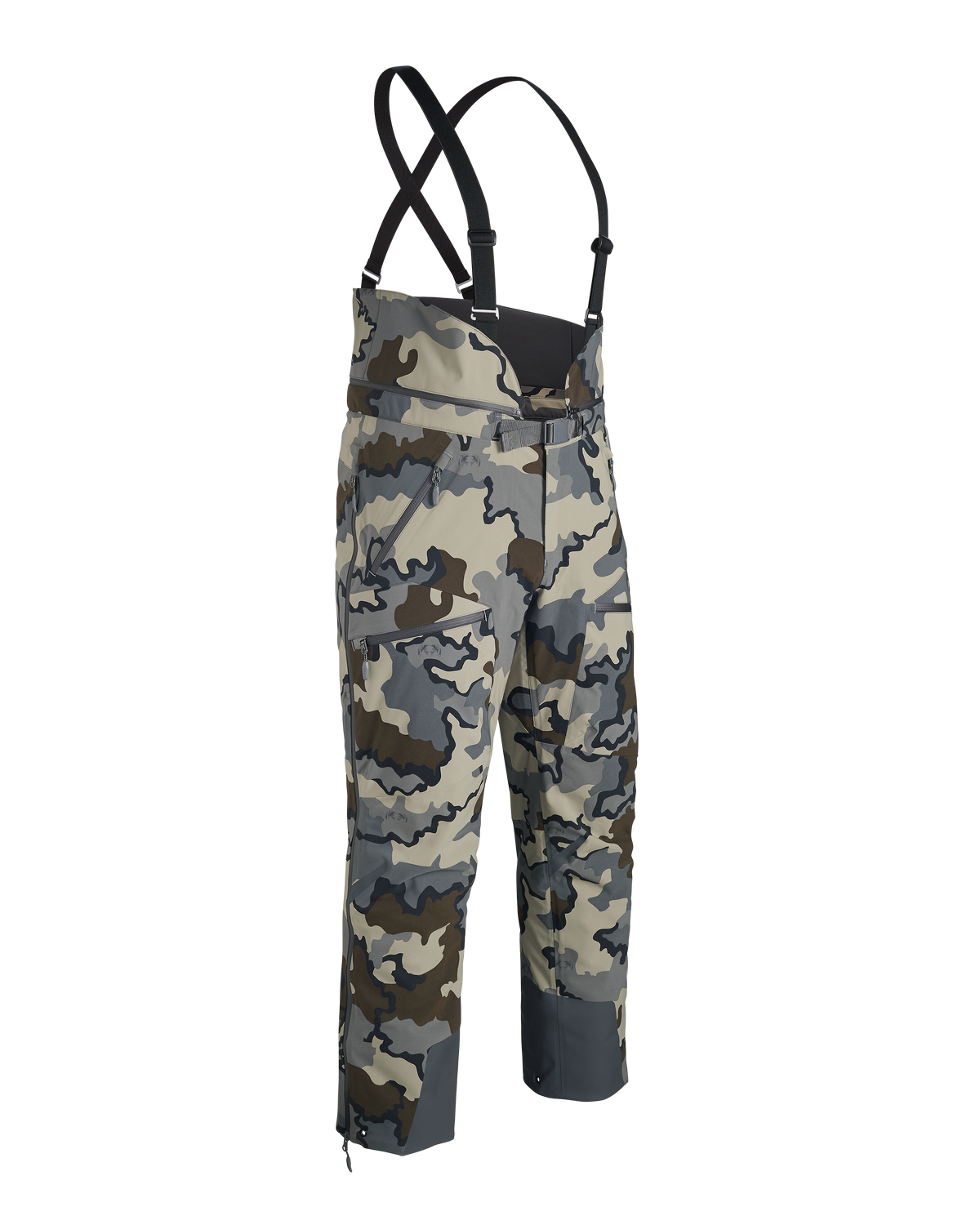Front of Kutana Gale Force Pant in Vias Camouflage