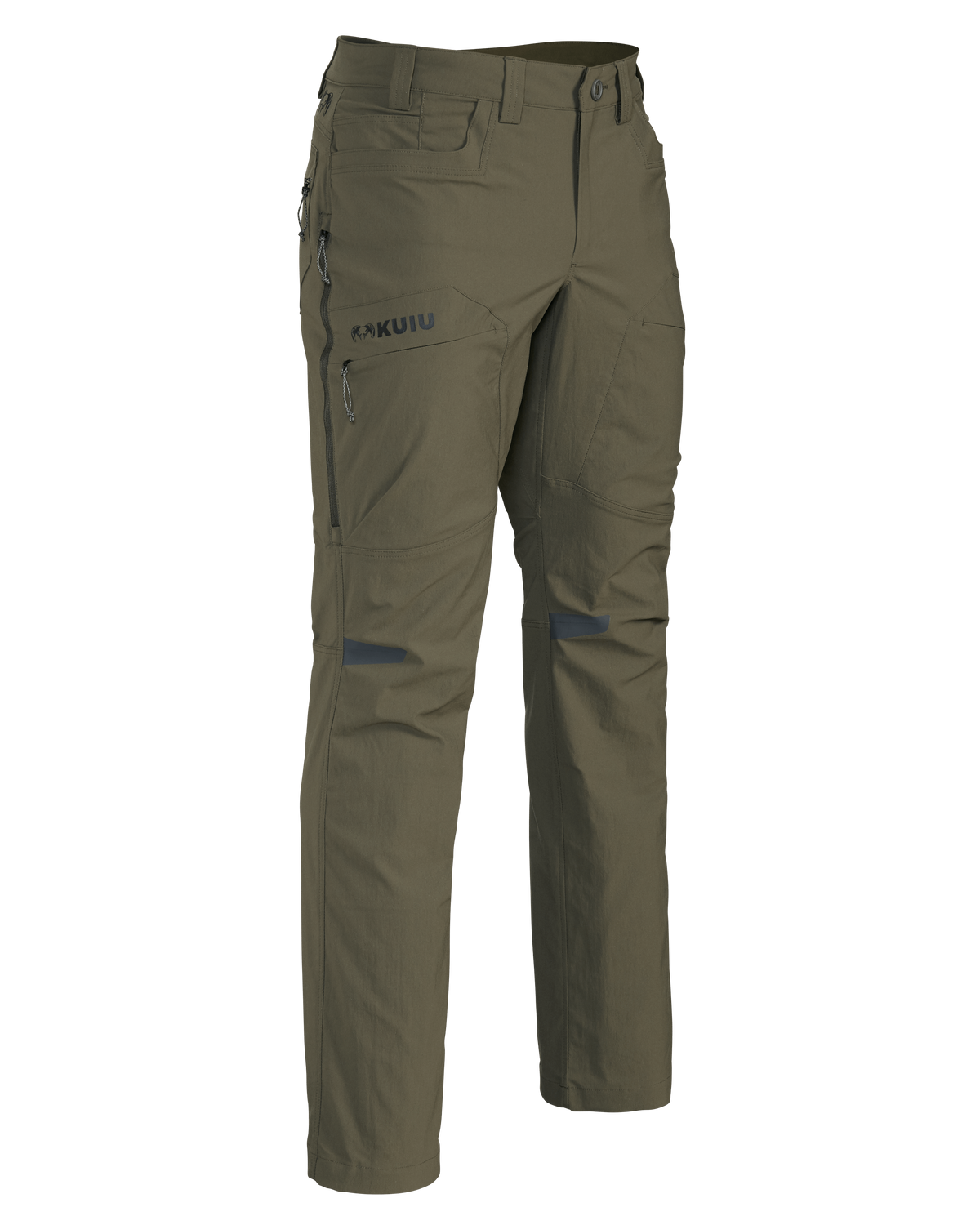 Front of Kutana Stretch Woven Pant in Ash