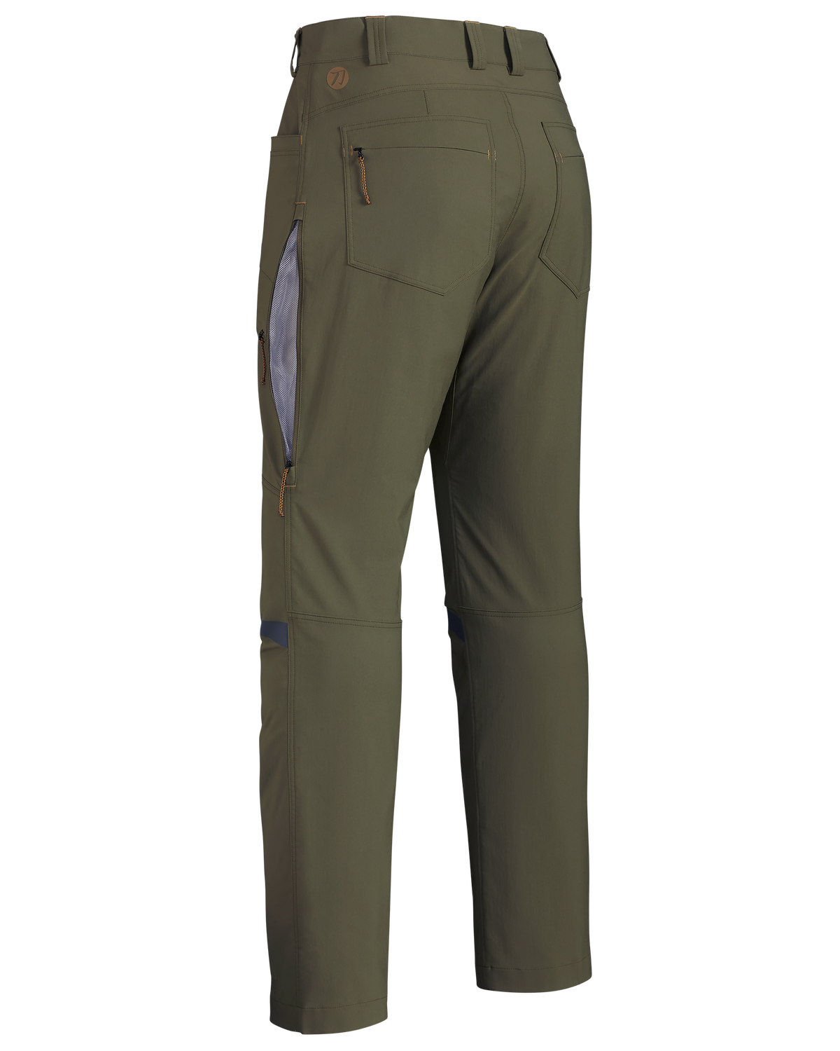 Back of KUIU Kutana Stretch Woven Pant in Evergreen