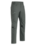 Front of Kutana Stretch Woven Pant in Stone Grey