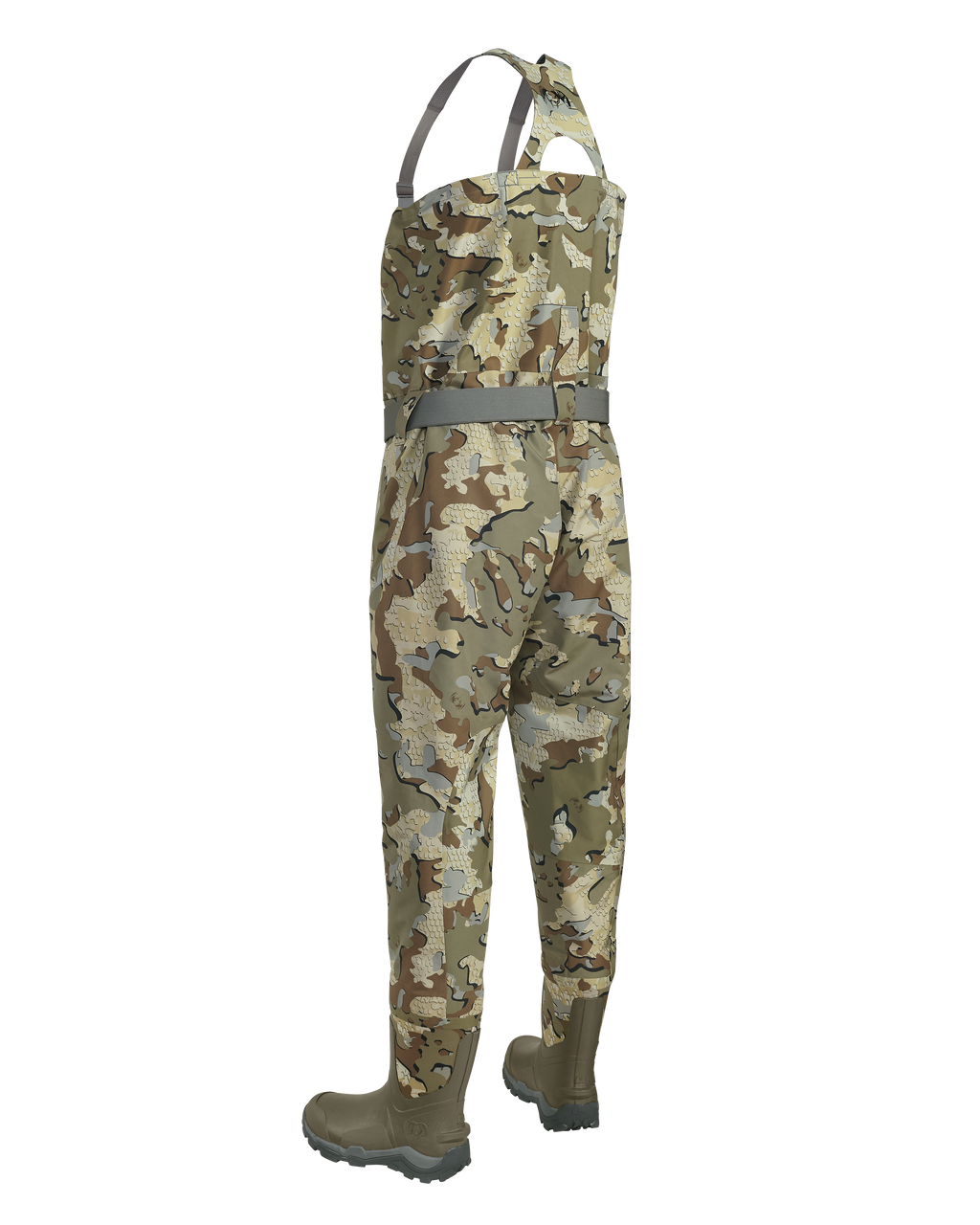 Back of KUIU HD Flex Wader in Valo Camouflage