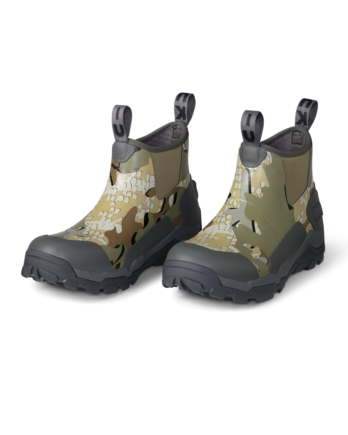 Front of KUIU Ankle Mud Boot in Valo Camouflage