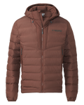 Front of  Element Hooded Jacket in Cedar Brown