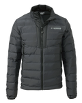 Front of Elements Jacket in Gunmetal Grey