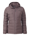 Front of Women's Elements Hooded Jacket in Dusk Purple