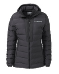 Front of Women's Elements Hooded Jacket in Gunmetal