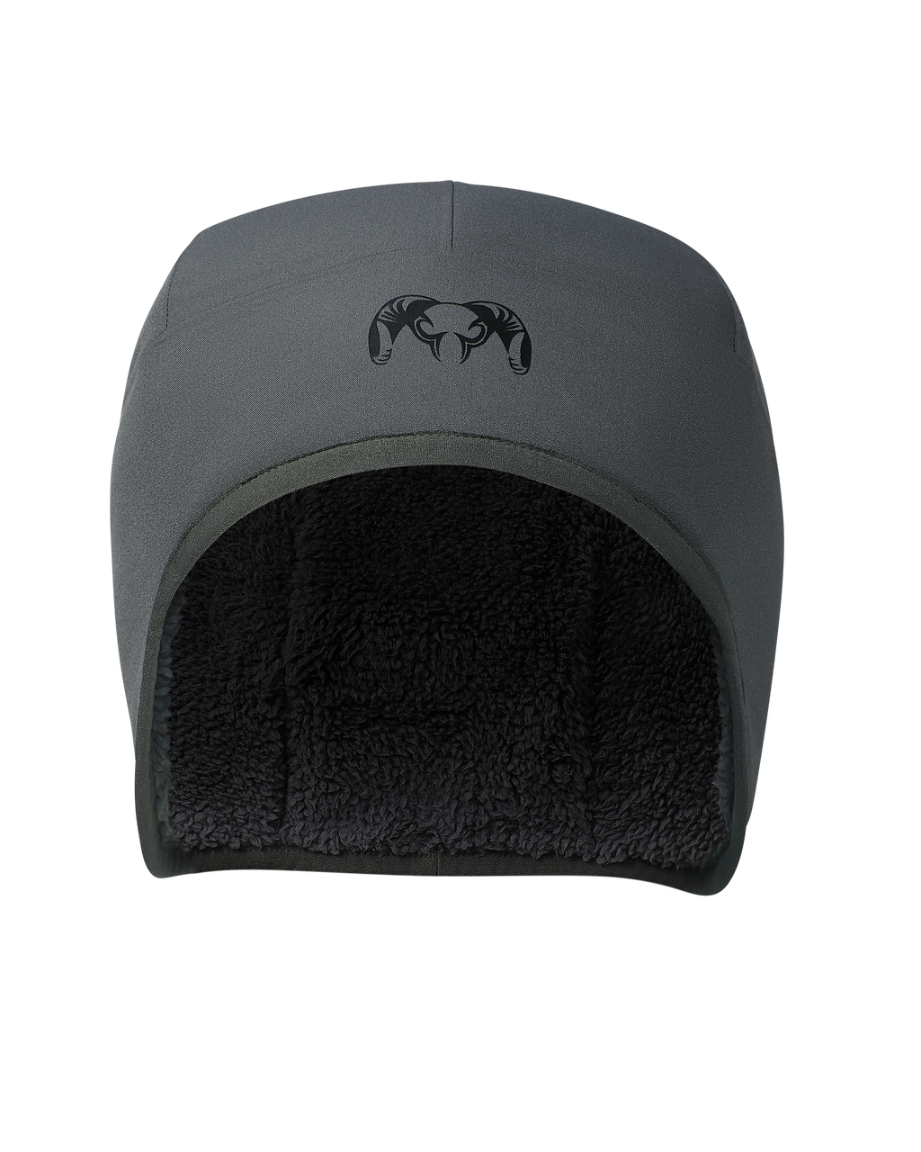 Front of Mountain PRO Beanie in Gunmetal Grey