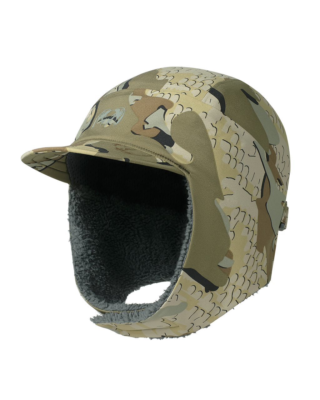 Angled, front of Mountain PRO Hat  in Valo Camouflage