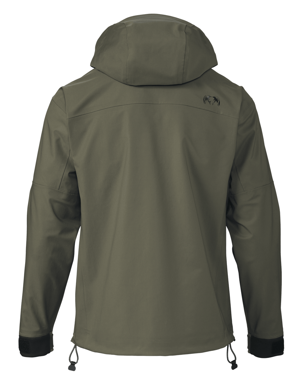 Back of HD Flex Storm Shell Jacket in Ash