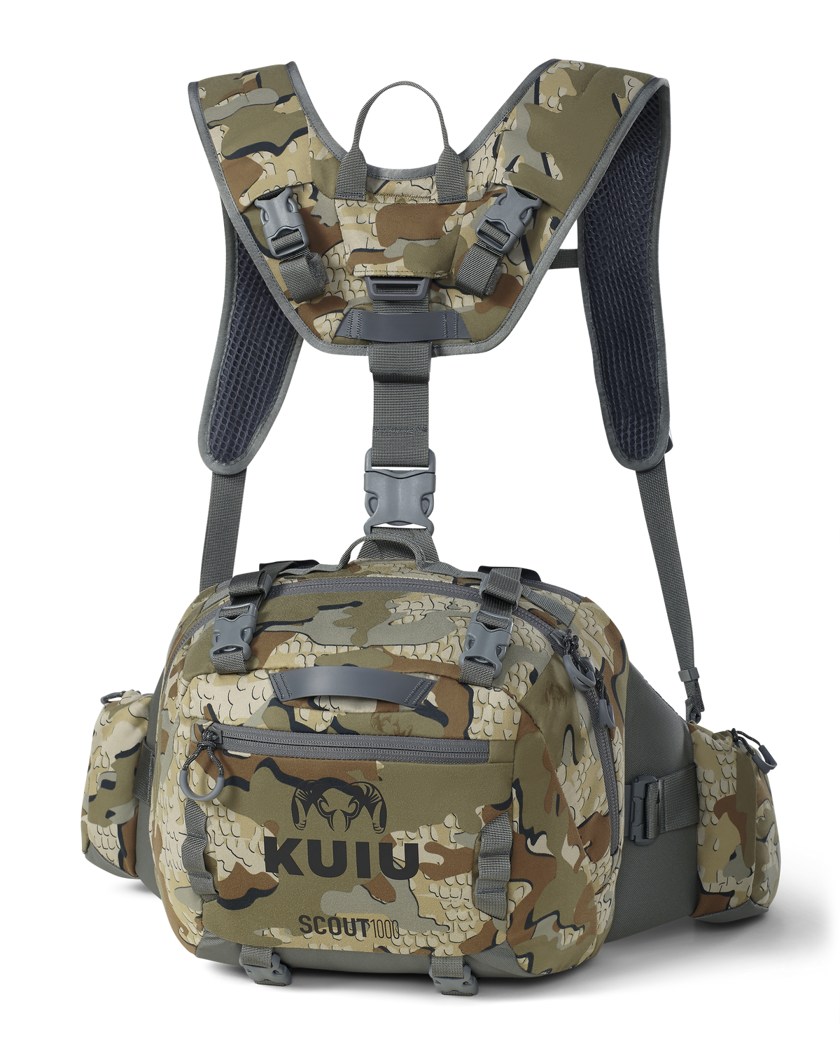 Back of Scout 1000 in Valo Camouflage