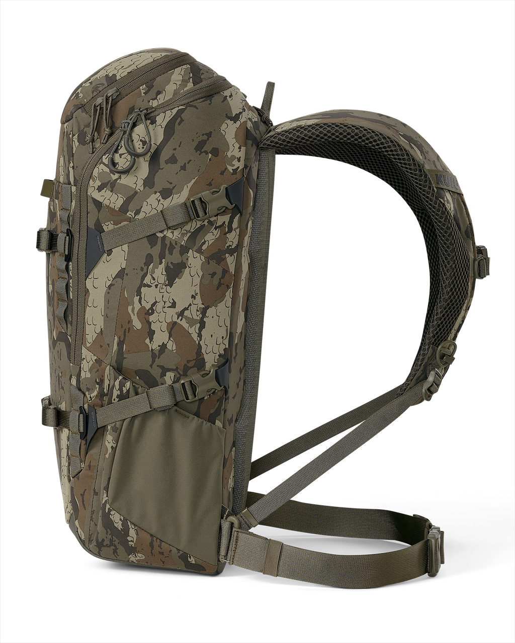 Side profile view of Evolution 1800 in Veros Camouflage