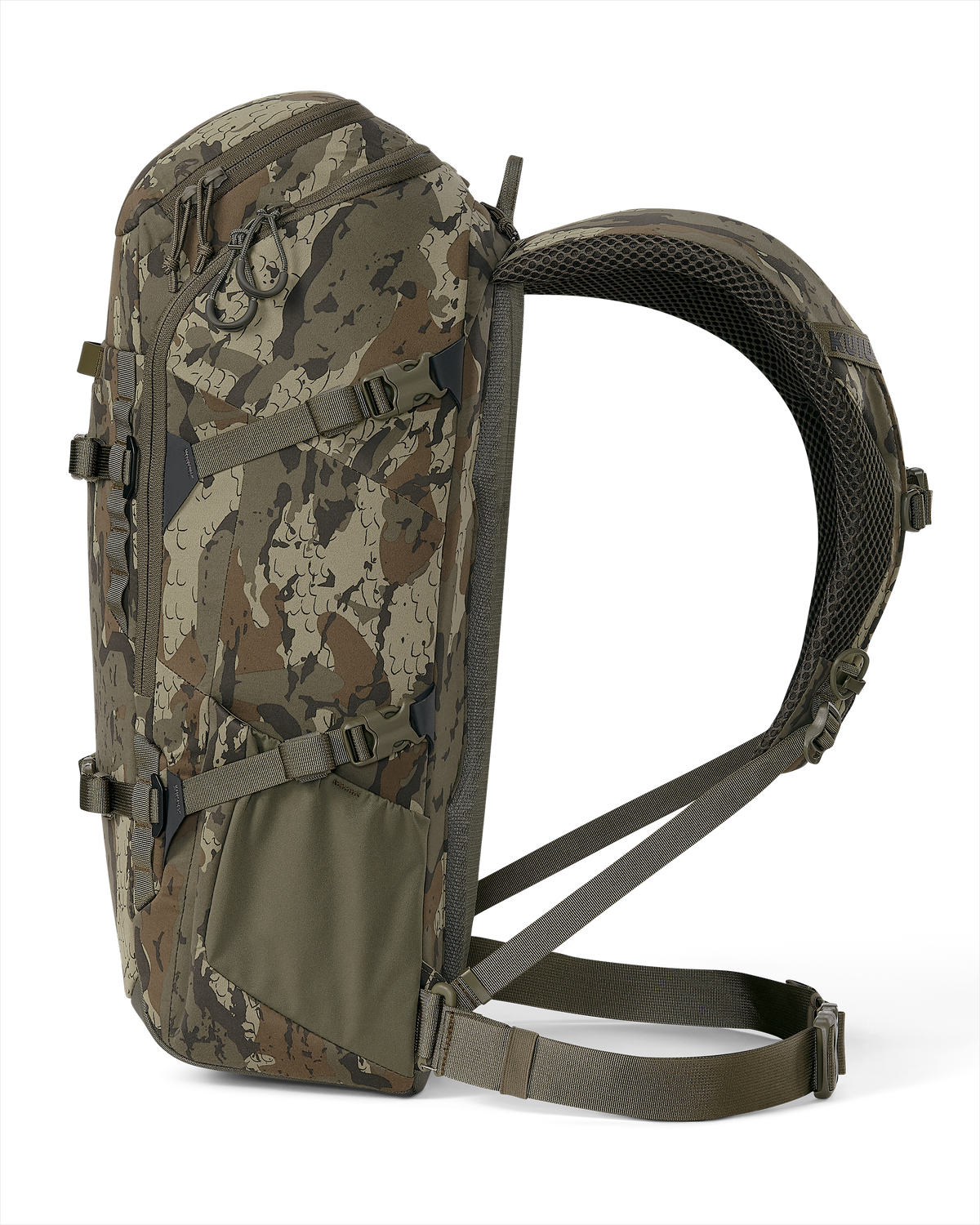 Side profile view of Evolution 1800 in Veros Camouflage
