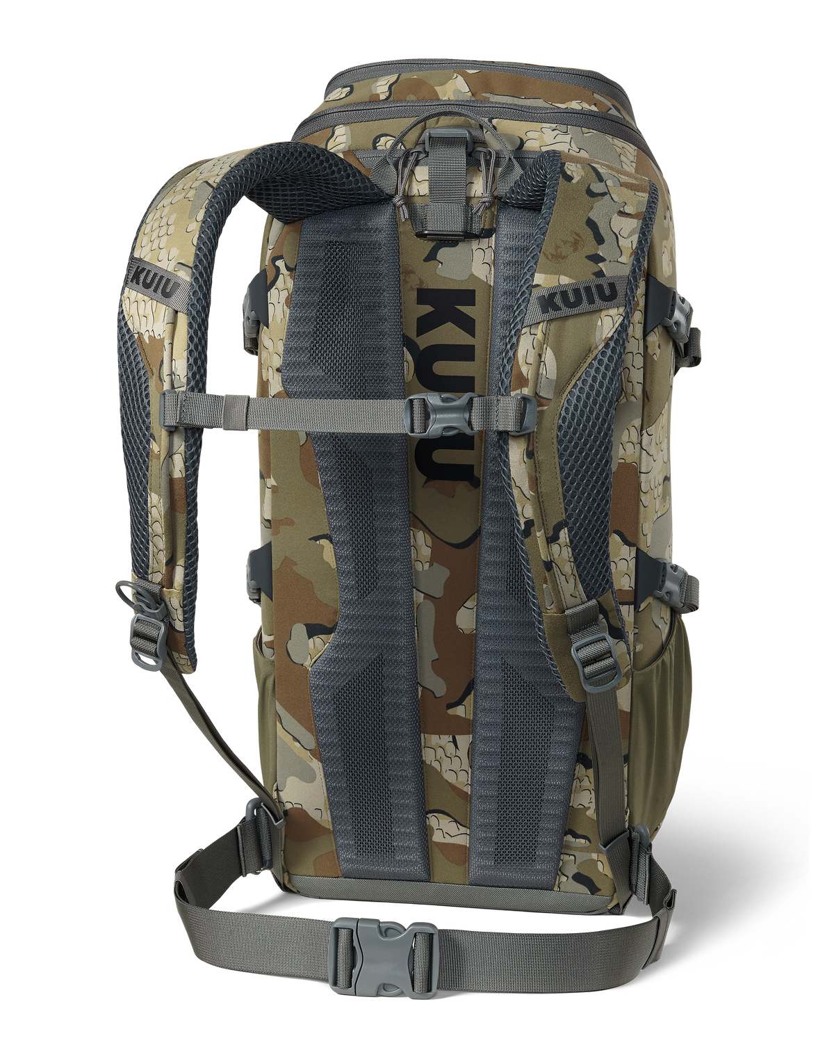 Back of Evolution 1800 in Valo Camouflage