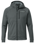 Front of StrongFleece 275 Full Zip Hoodie in Gunmetal Grey