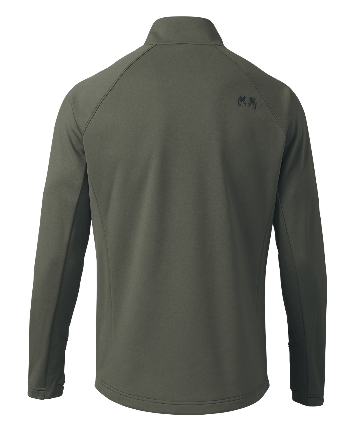 Back of StrongFleece 190 Zip-T in Ash
