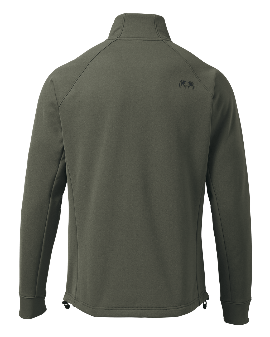 Back of StrongFleece 290 WF Full Zip in Ash