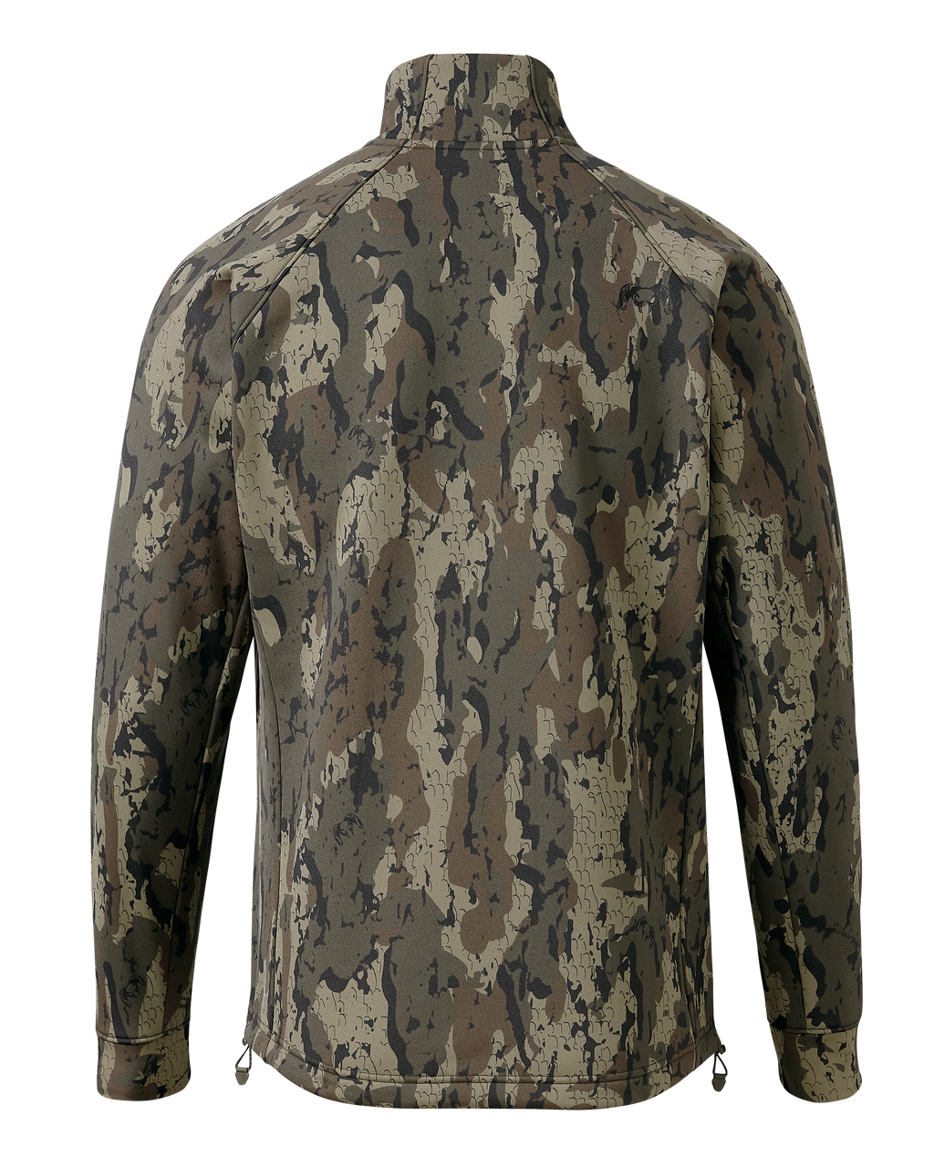 Back of StrongFleece 290 WF Full Zip in Veros Camouflage