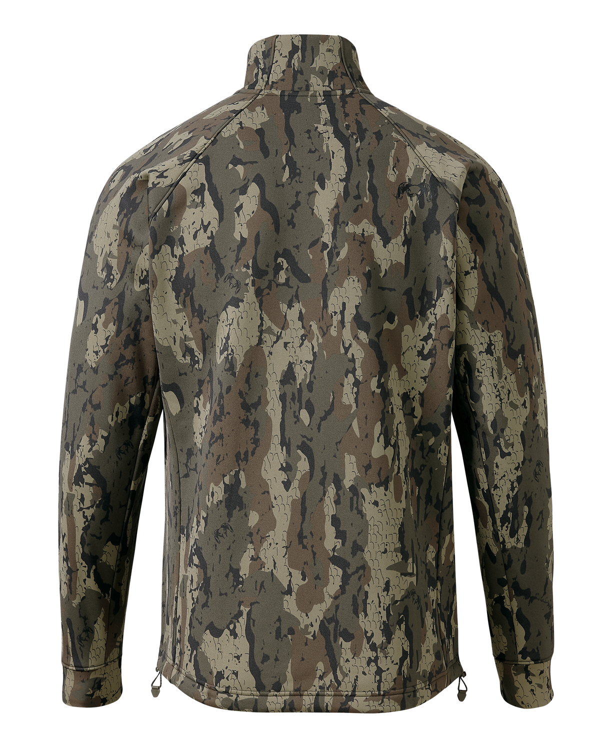 Back of StrongFleece 290 WF Full Zip in Veros Camouflage