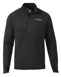 Front of Encounter 290 Fleece Zip-T in Black