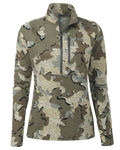 Front of Women's StrongFleece 190 Zip-T in Valo Camouflage