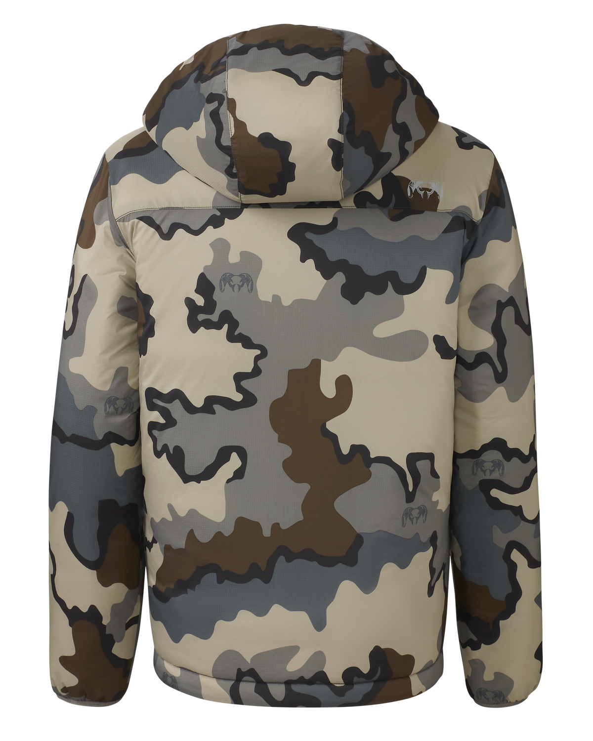Back of Youth Reversible Versa Jacket in Vias Camouflage