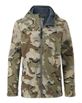 Front of Youth Trailblazer Jacket in Valo Camouflage