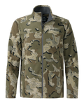 Front of Youth Versa Fleece Full Zip in Valo Camouflage