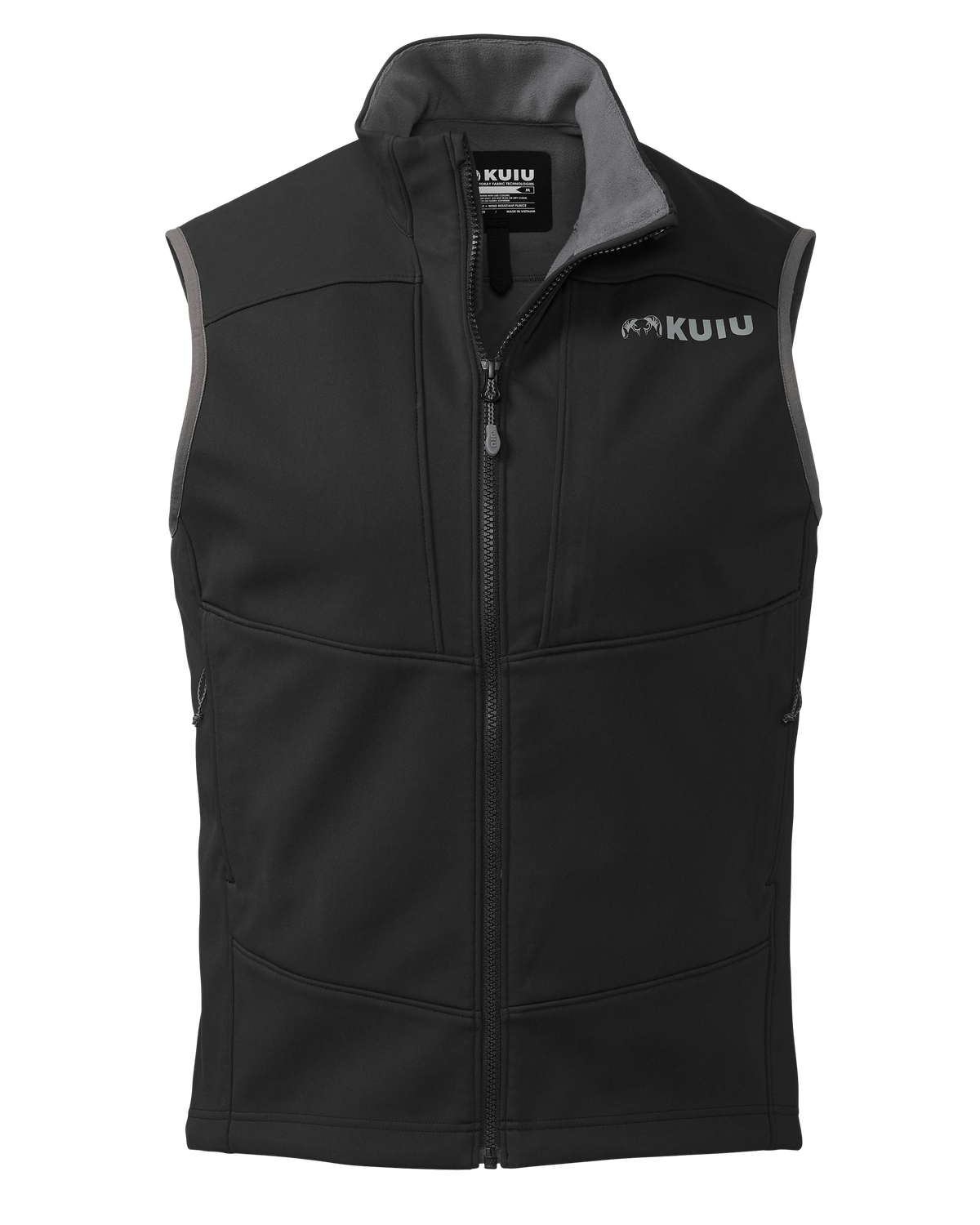 Front of Axis Vest in Carbon