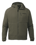 Front of Kenai Hooded Jacket in Ash Brown