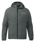 Front of Kenai Hooded Jacket in Gunmetal