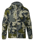Front of Kenai hooded Jacket in Verde Camouflage