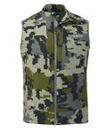 Front of Kenai Vest in Verde Camouflage