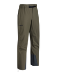 Front of Chugach TR Rain Pant in Ash Brown