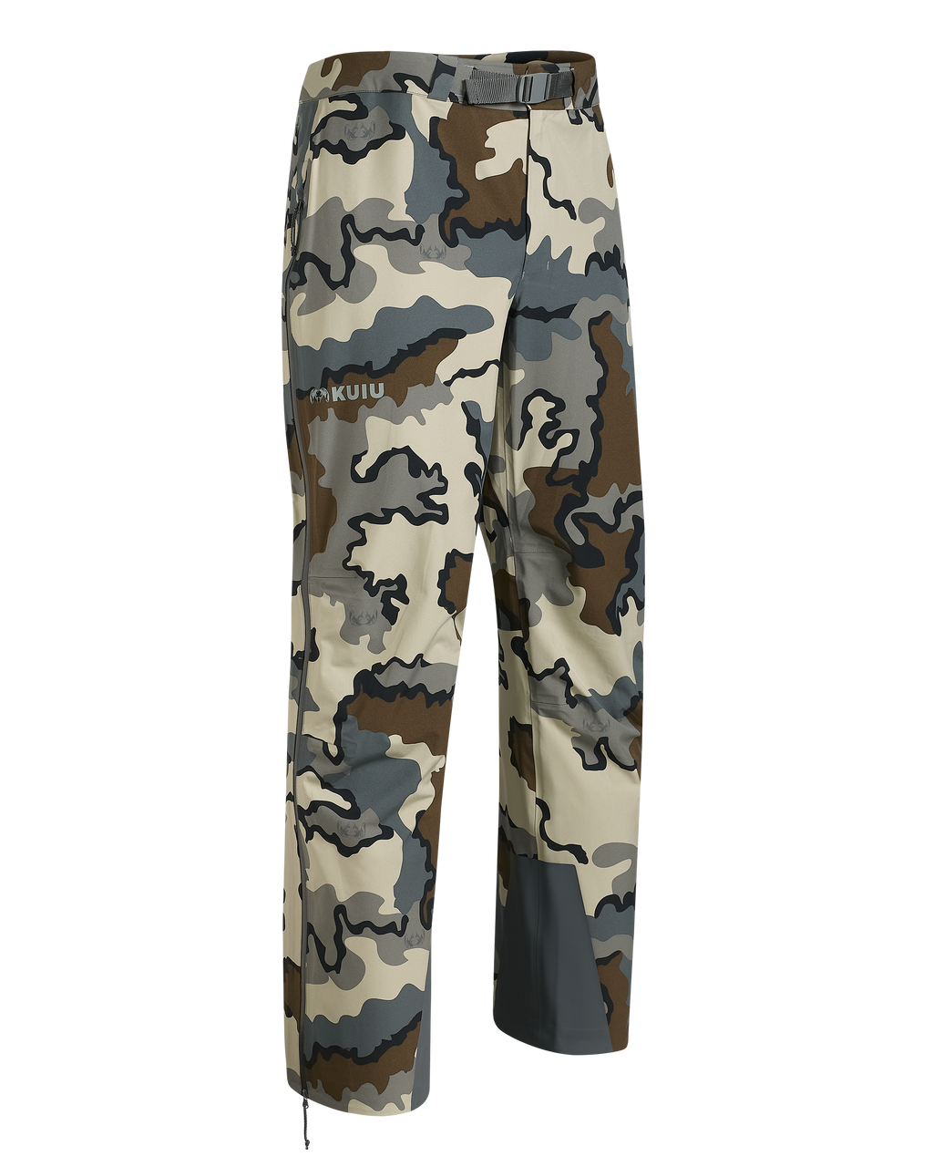Front of Chugach TR Rain Pant in Vias Camouflage