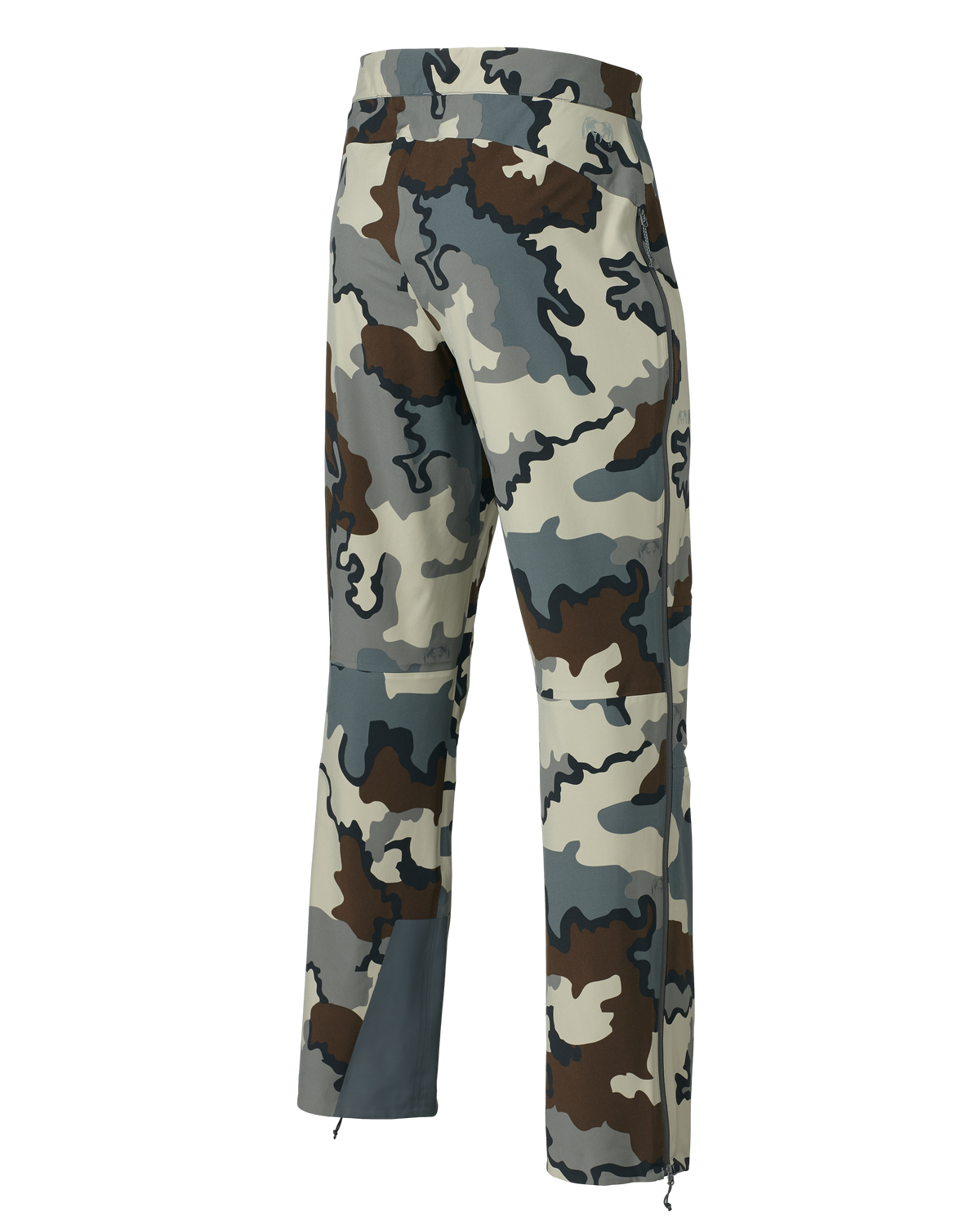 Back of Chugach TR Rain Pant in Vias Camouflage
