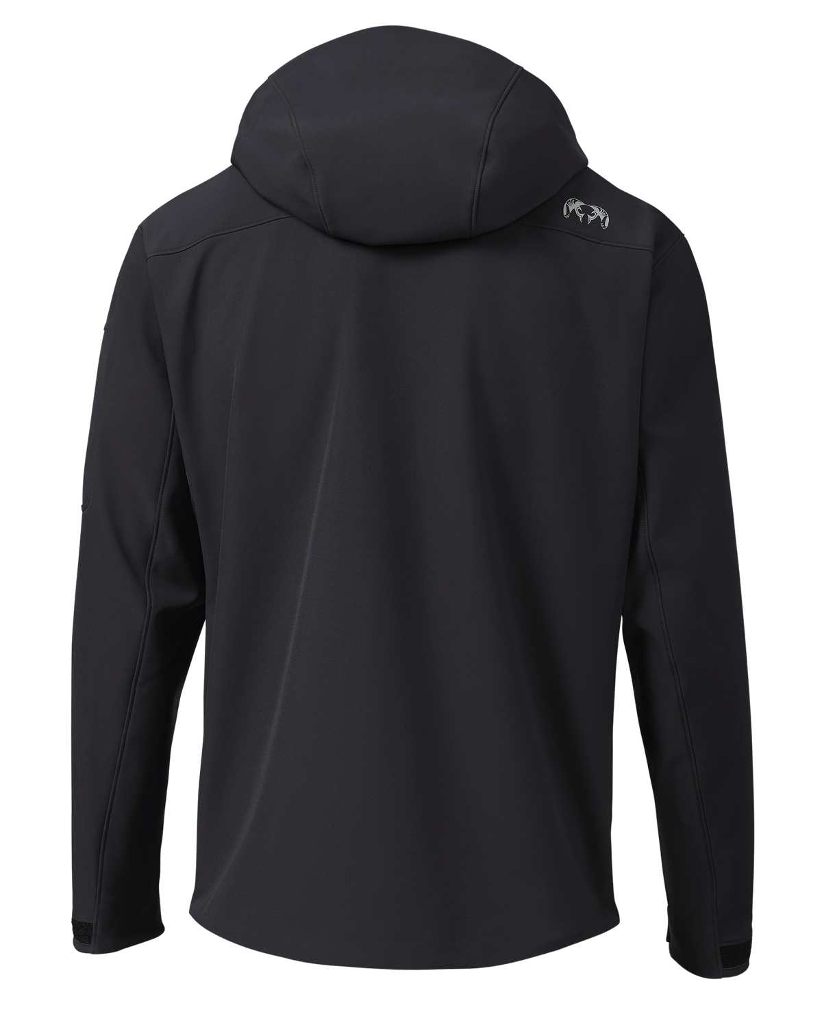 Back of Guide PRO Hooded Jacket in Black