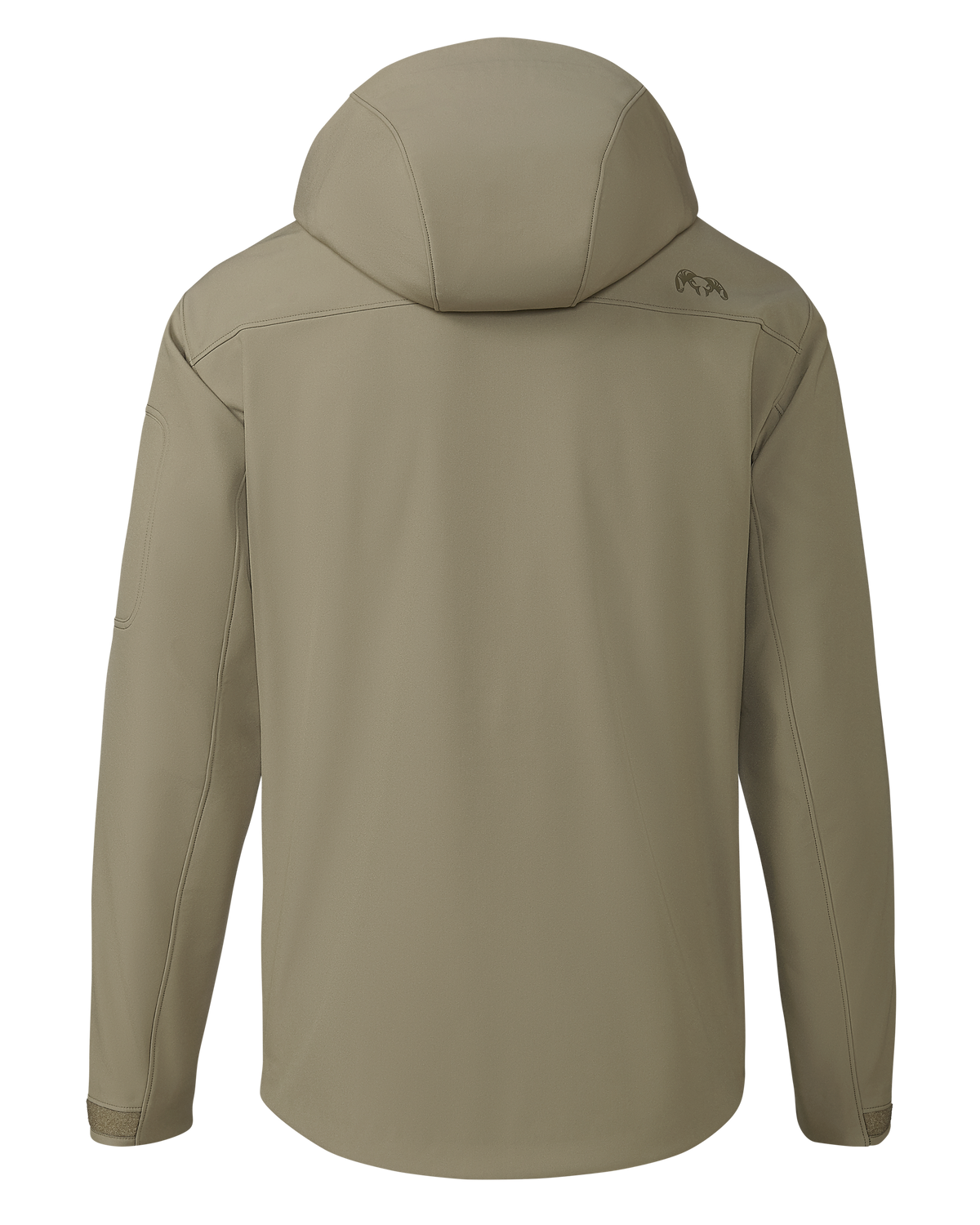 Back of Guide PRO Hooded Jacket in Arctic Shadow Khaki