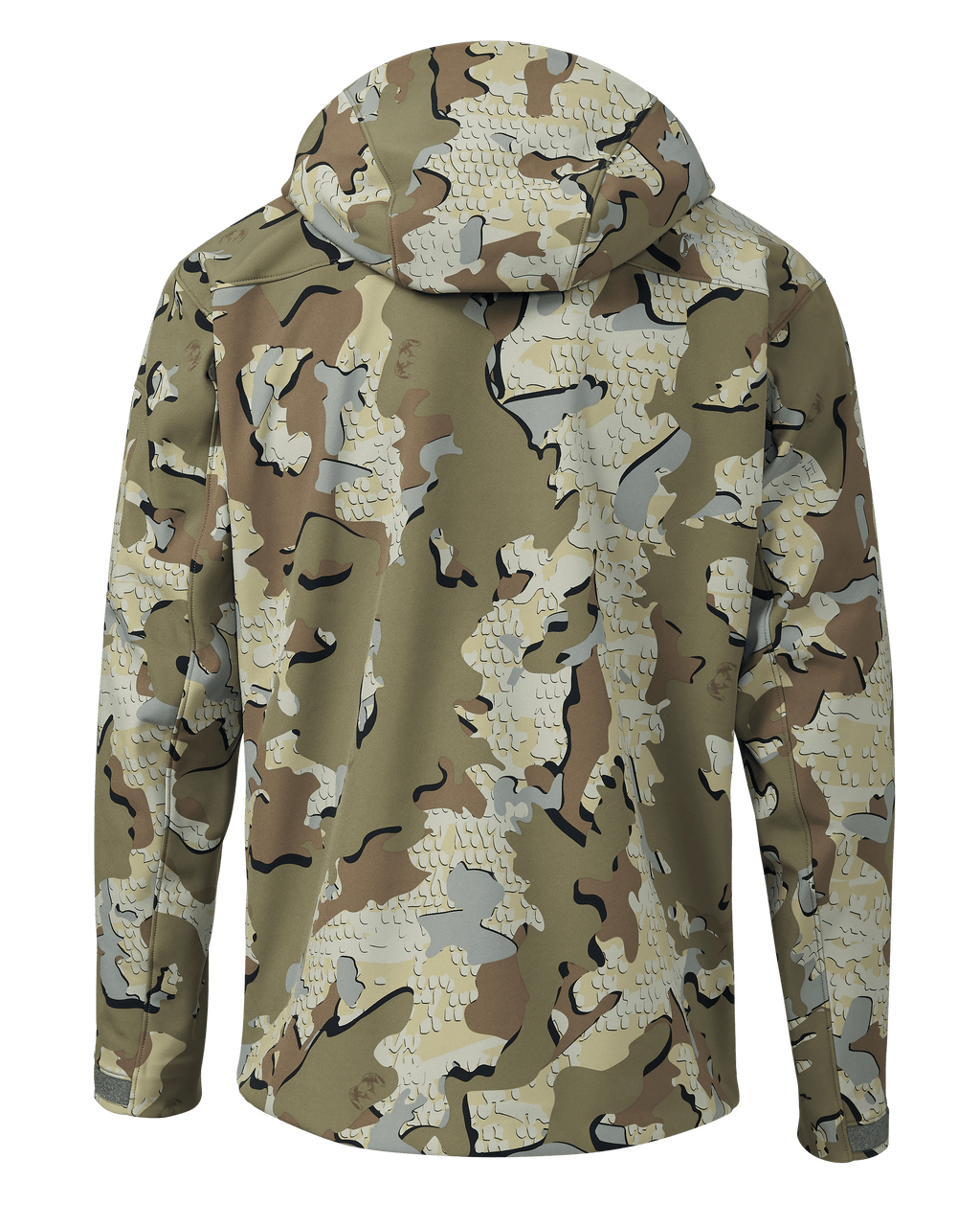 Back of Guide PRO Hooded Jacket in Valo Camouflage